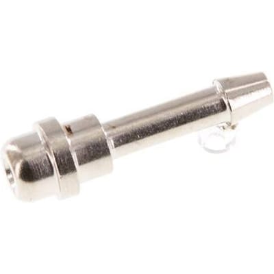 4 mm vernikkeld Messing Slangpilaar zonder Wartelmoer (G1/8'') 11mm [5 Stuks]