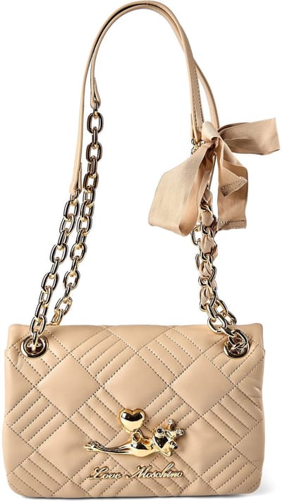 Love Moschino Frog Bag Schoudertas 22 cm - Dames - taupe