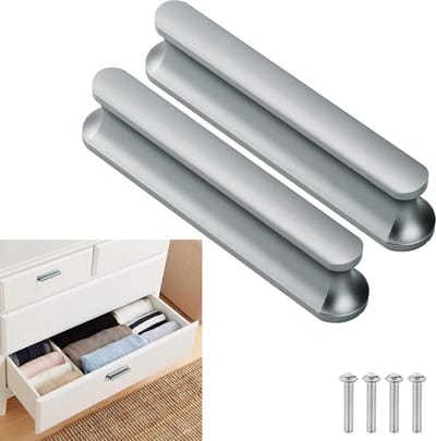 Moderne rechte kasthandgrepen - 10 stuks - kastdeurgrepen voor thuis keuken slaapkamer - gatafstand 64 mm