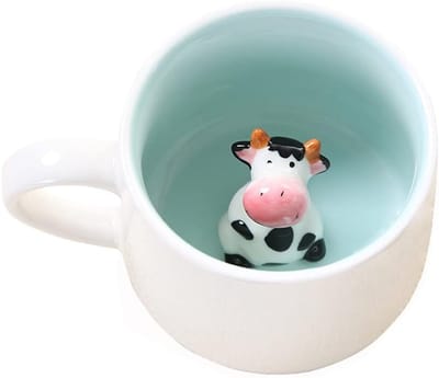 Schattige Keramische Mok met 3D Dierontwerp, Perfect voor Koffie, Thee en Chocolade, Ideaal als Cadeau voor Verjaardagen en Feestdagen