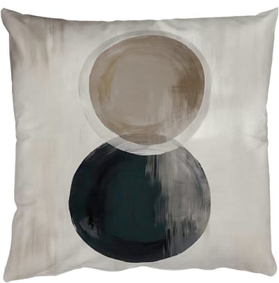 Sierkussens - Kussentjes Woonkamer - 50x50 cm - Cirkels - Vorm - Beige - Abstract