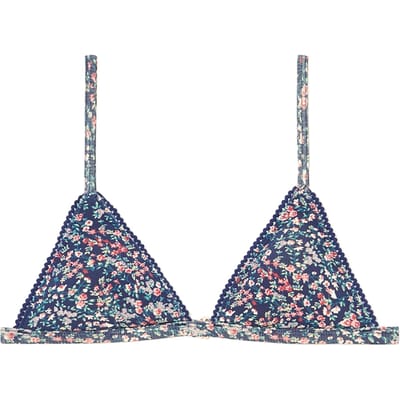 Louise Misha Bikini Top Vasalia Storm Spring Flowers Maat: XXL | Bikini's Outlet | Dames | Blauw