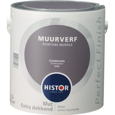 Histor Perfect Finish Muurverf Mat - Combinatie - 2,5 liter