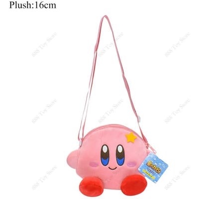 Ster Kirby Knuffel Schattige Kirby Schoudertas Handtas Portemonnee Opbergtas Zacht Gevuld Knuffeldier Pop Meisjes Kinderdag Cadeaus pink