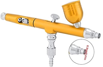 Dailygoods- Verfspuitpen 0,3mm Dual Action - Airbrush Set - 7ml Capaciteit - Multifunctioneel - Tattoo/Nail Tool - Lichtgewicht 93g