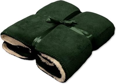 D- Unique Living | Coby plaid 130x160cm dark green