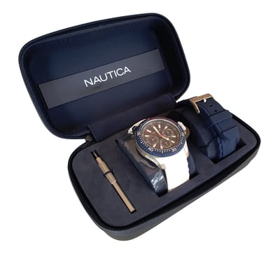 Nautica Jones Beach NAPJBC009 Geschenkset met extra horlogeband