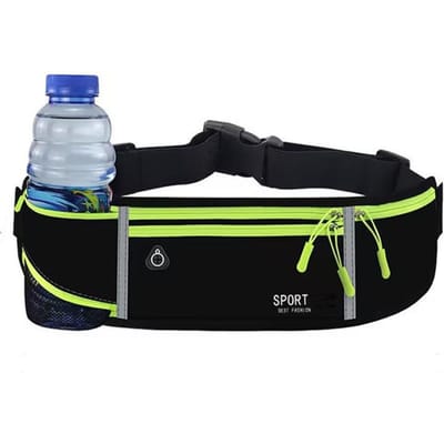 Hardloop Heuptas Marathon Joggingtas Waterfles Heuptas Waterdicht Buitensporten Joggen Fietsen Telefoon Heuptasjes black