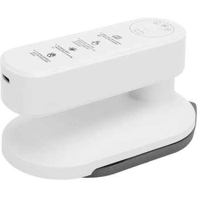 Handheld Elektrische Strijkijzer 3 Temperatuurinstellingen Snelle Opwarming Droog Nat Gebruik Draagbaar 5000mAh Batterij voor Thuis white