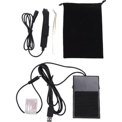 Wimperlamp met Voetpedaal 5W Snel Uithardend 395 tot 400nm Veilig Aluminiumlegering voor Wimperextensions black
