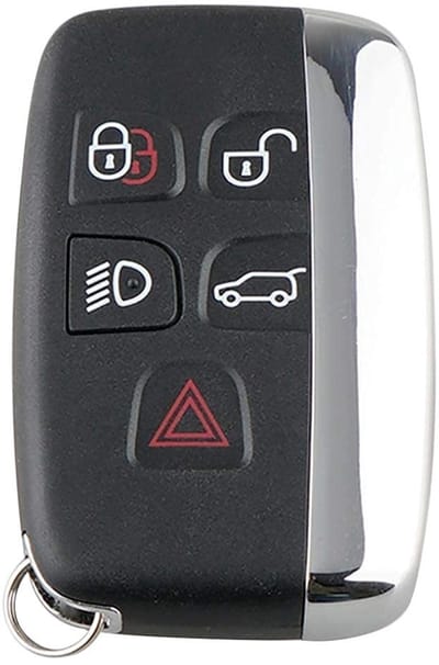 Dailygoods- Autosleutelbox Gemaakt van ABS - Sleutelhanger Case - 5 Rubberknoppen - Geschikt voor LR4/Sport 2010-2016 - Bescherming tegen slijtage - Duurzaam en stevig