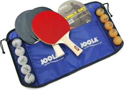 Tafeltennisrackets en 10 ballen Joola Family CT (x4)