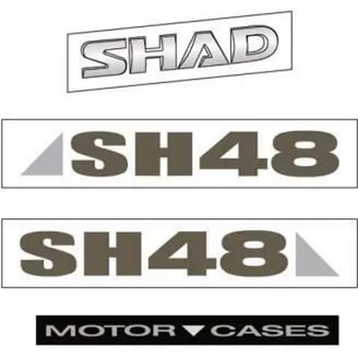 Shad Sh48-kofferlabel Grijs