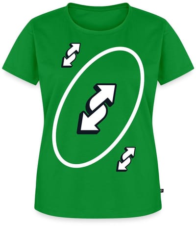 UNO Reverse Kaart Kostuum Premium T Shirt Dames