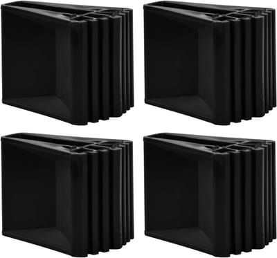 4x Universele Antislip Ladderdoppen - Rubberen Voetjes voor Telescopische Ladders
