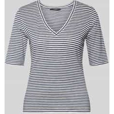 regular fit T-shirt van linnenmix model 'OPZIONE'
