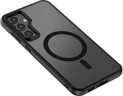 Geschikt voor Samsung Galaxy S23 FE - Back Cover - Geschikt voor Mag Hoesje - Zwart