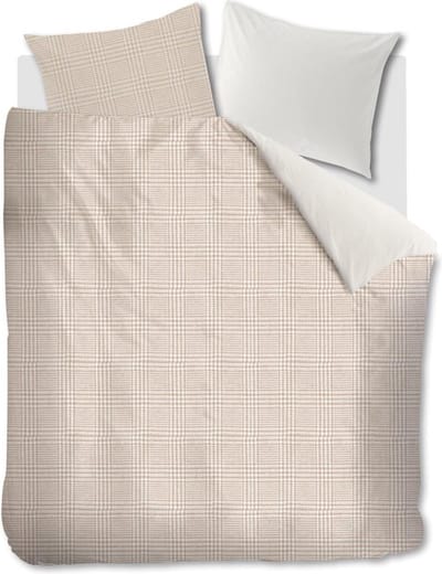 Riviera Maison Eleanor dekbedovertrek - Tweepersoons - 200x200/220 - Zand