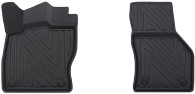 Rubbermatten Seat Leon 2012-2020 (voorset) - Premium carbonlook