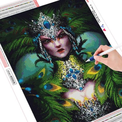5D diamant borduurwerk verkoop portret diamant mozaïek diamant schilderij volledige foto strass 20X30 gray
