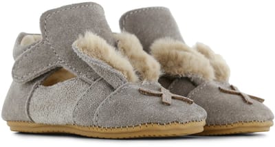 Shoesme BABYPROOF schoentje taupe met oortjes