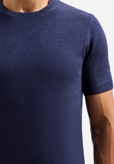 No Excess Pullover short sleeve crew neck mel night