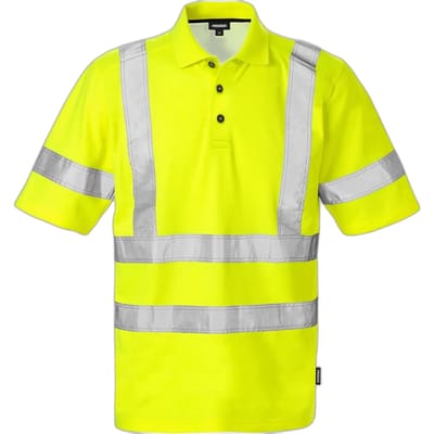 Fristads Hi Vis Poloshirt Klasse 3 7025 Phv - Hi-Vis geel - XS