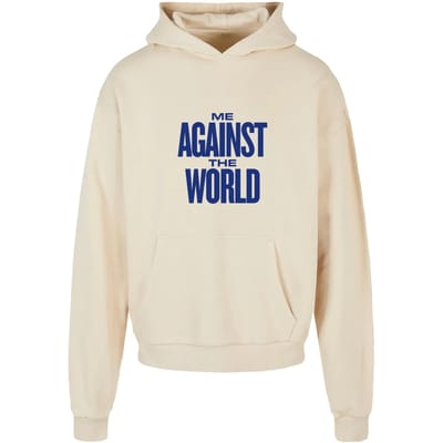 Mister Tee Tupac - Me against the World Ultra Heavy Oversize Hoodie/trui - XS - Beige