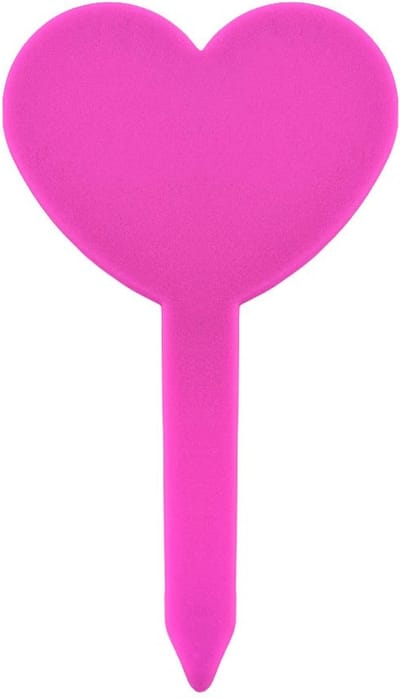 CombiCraft hartvormige steeketiketten 46x82mm roze - per 100 stuks