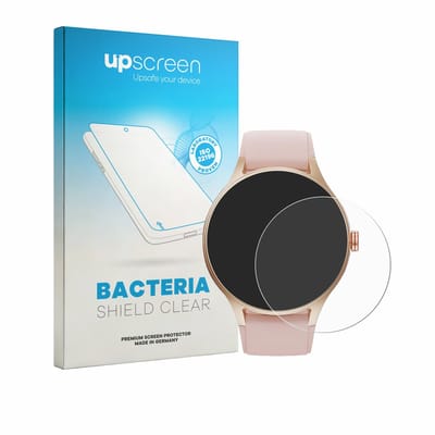 upscreen - Screenprotector voor Woneligo Smartwatch 1.57" - Folie Beschermfolie transparant antibacterieel