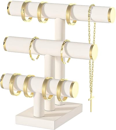 Drie-laags Armbandenhouder Standaard Sieraden Display voor Collectie en Winkel