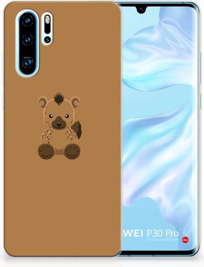 Back Cover voor Huawei P30 Pro Telefoonhoesje met Naam Baby Hyena