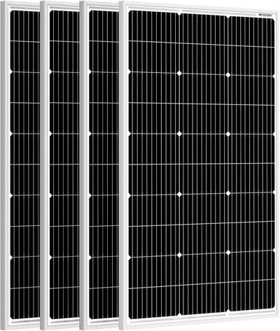 Zonnepaneel Set - Monokristallijn Paneel - Energie Opwekken - Hoge Efficiëntie 23.1% - 400 Watt - Zwart