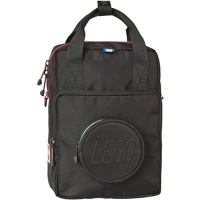 LEGO Brick 1x1 Kids Backpack, voor een jongen, Zwart, Rugzak, maat: One size