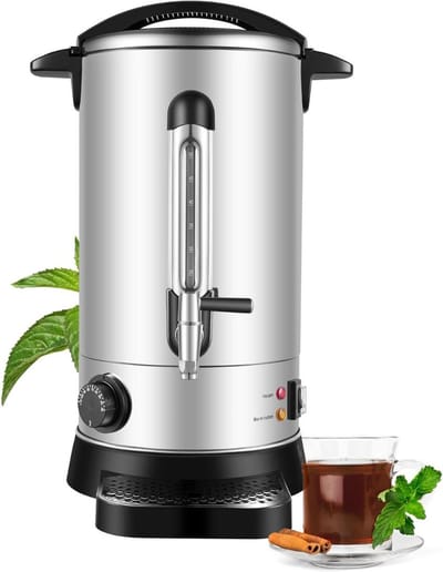 White-Label® Luxe Heetwaterdispenser - Instant Waterkoker - Heetwatertap - Professionele Kwaliteit - Zilver en Zwart