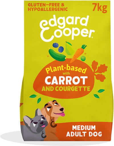 Edgard & Cooper Adult Hondenbrokken Voor Medium Honden, Wortel & Courgette, 7Kg, Plantaardig Recept, Hypoallergeen Recept Met Natuurlijke Ingrediënten