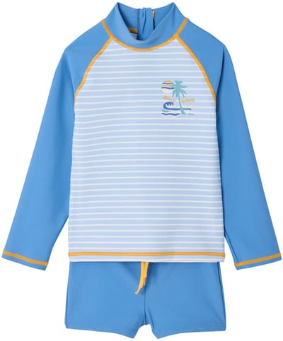 Vertbaudet Set met lange mouwen en UV-werende short