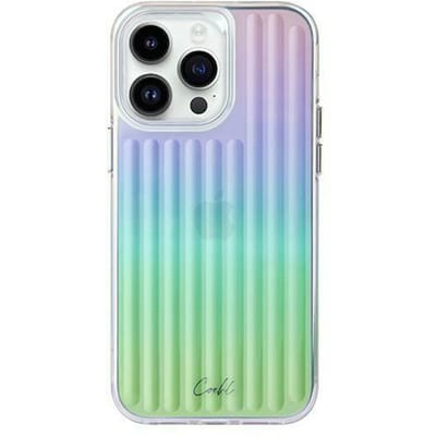 UNIQ Coehl Linear Back Cover hoesje voor Apple iPhone 14 Pro - Opaal/Glanzend