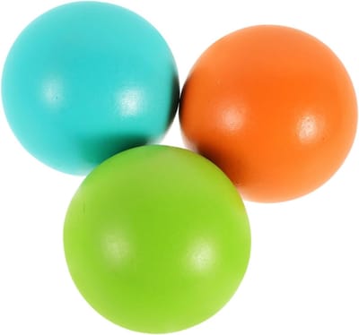 Houten Croquetballen - Vervangingsballen Gazonspel - Buitenspellen - Hoge Elasticiteit - 7 cm - Diverse kleuren