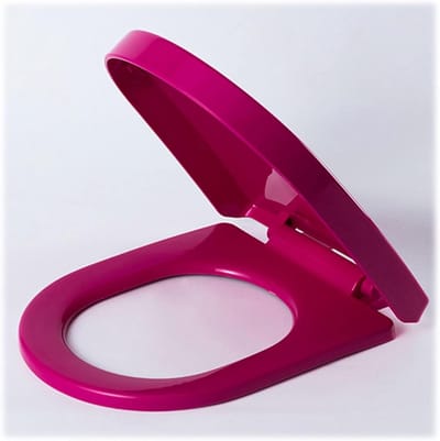 Toiletbril - WC bril - Badkamerrenovatie - Soft Close - Ovaal - Rood