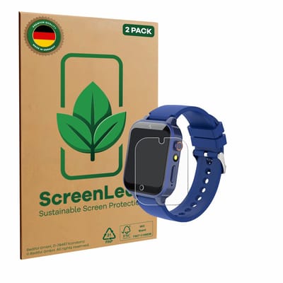 2 Stuks Screenprotector voor Ruopoem Kids Smartwatch 1.54" - Hoogwaardige Beschermfolie transparant