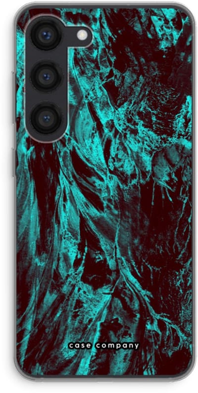 Case Company® - Hoesje geschikt voor Samsung Galaxy S23 hoesje - Ice Age - Soft Cover Telefoonhoesje - Bescherming aan alle Kanten en Schermrand