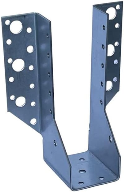 Balkenschoenen - Houtverbindingen - Stabiele Bevestiging - Verzinkt Staal - 50x195x2mm - Metallic