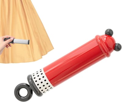 Herbruikbare Pluisroller - Wasbare Haarverwijderaar - Kleding Reinigen - Lijmvrije Werking - 16 x 4 cm - Rood
