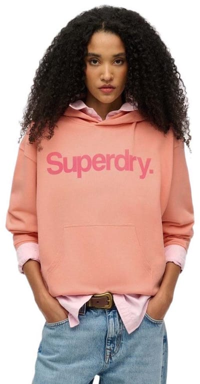 Superdry - Core City hoodie met logo - Dames - Hoodies
