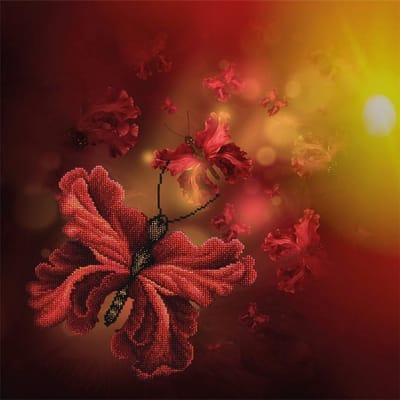 MiniArt Crafts, Floral Butterflies, 63x20 cm (nivo: standaard)