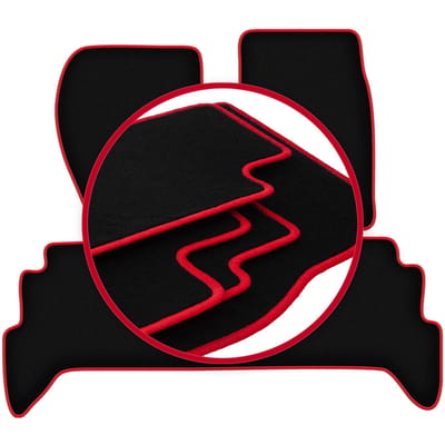 CARLUX-RED automatten voor: Land Rover Discovery I off-road (1989-1998)