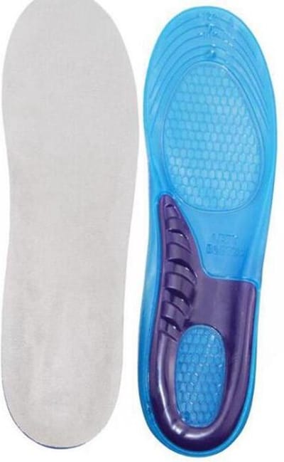 Comfort Gel Inlegzolen - Gelzolen Inlegzooltjes - Maat 42/43/44/45/46 Gelzooltjes Zolen - Sport Schoenen Zooltjes - Blauw