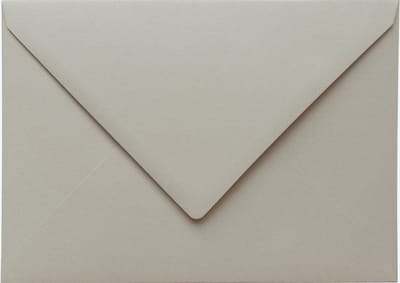 Gefactureerde grijze enveloppen A5 - 162 x 229 mm - C5 - 20 stuks - NK natgelijmde - 140 gram - Nettuno - Netuno