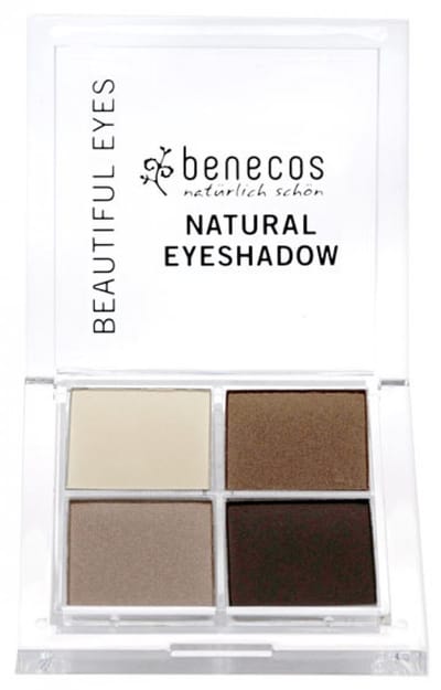 Benecos Vegan Oogschaduw Quattro - Coffee and Cream